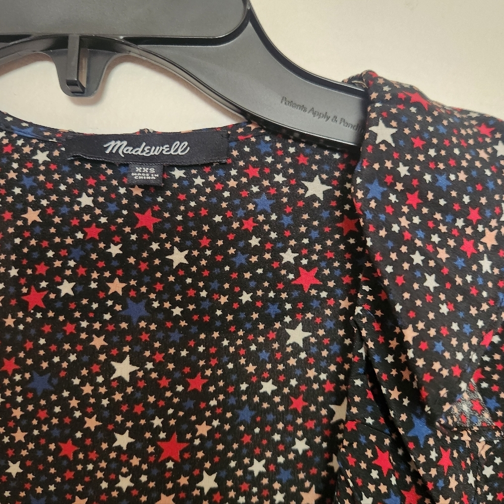 Madewell Star Silk Blouse - Picture 4 of 5